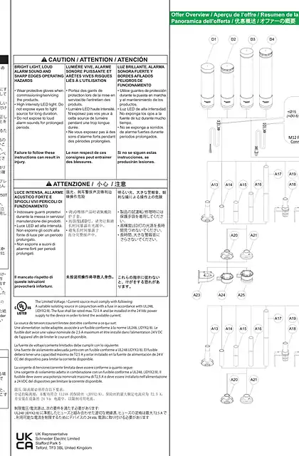 schneider施耐德Harmony XVTS - Tower Light_ 说明书